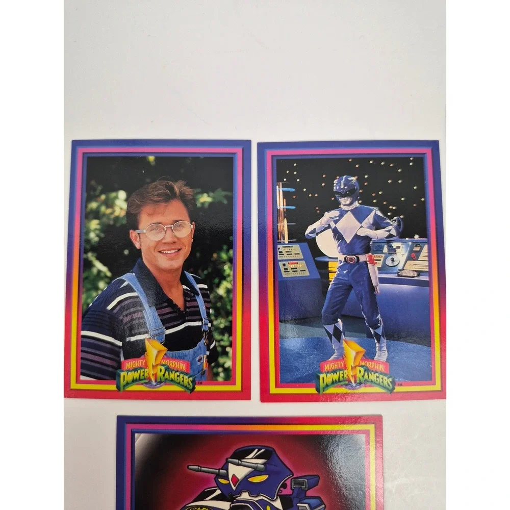 1994 Mighty Morphin Power Rangers Blue Ranger Billy Trading Card Lot of 5